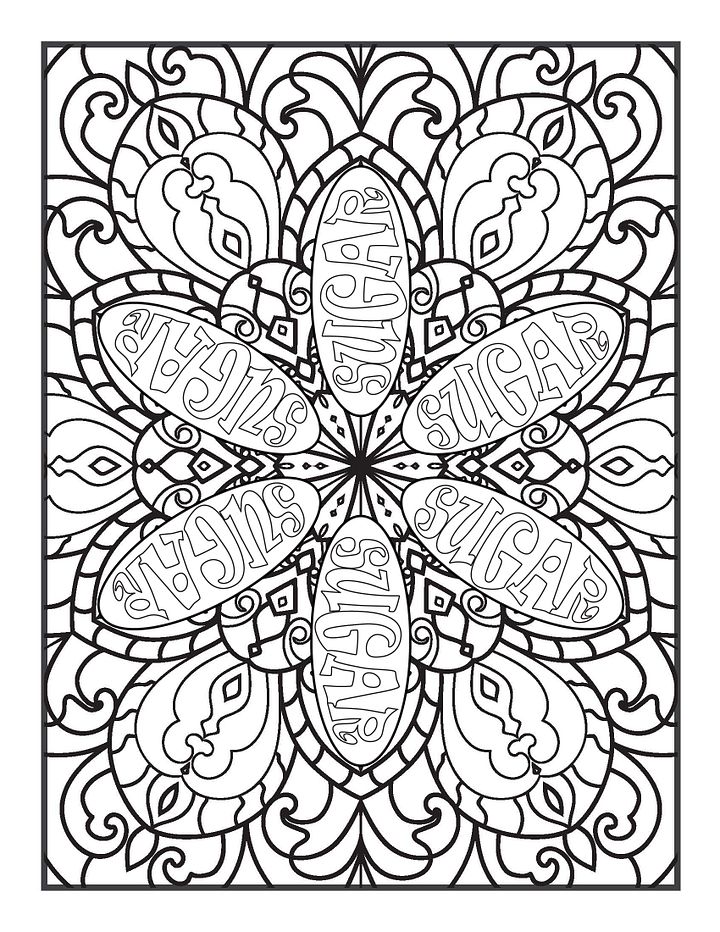 Art & Expletives, The Clean Cuss Version-Almost Swear Word Coloring Book for Adults | Printable | Alternative Cuss Words and Swears product image (2)