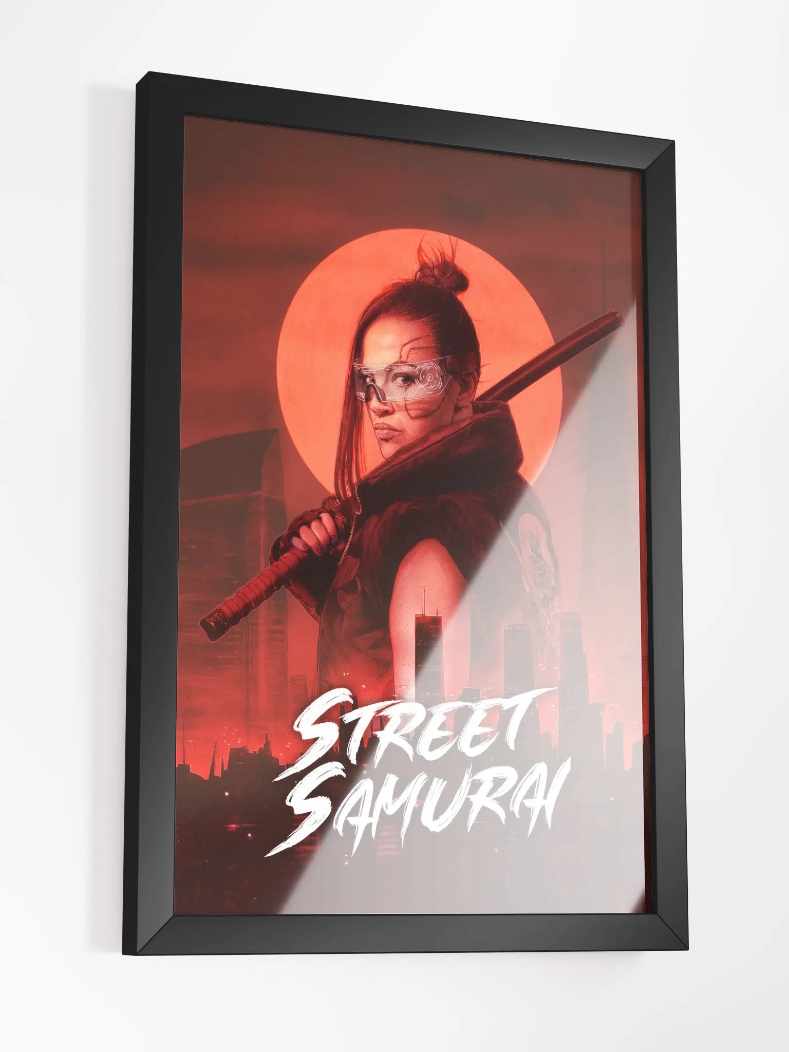 Framed Street Samurai Poster product image (3)