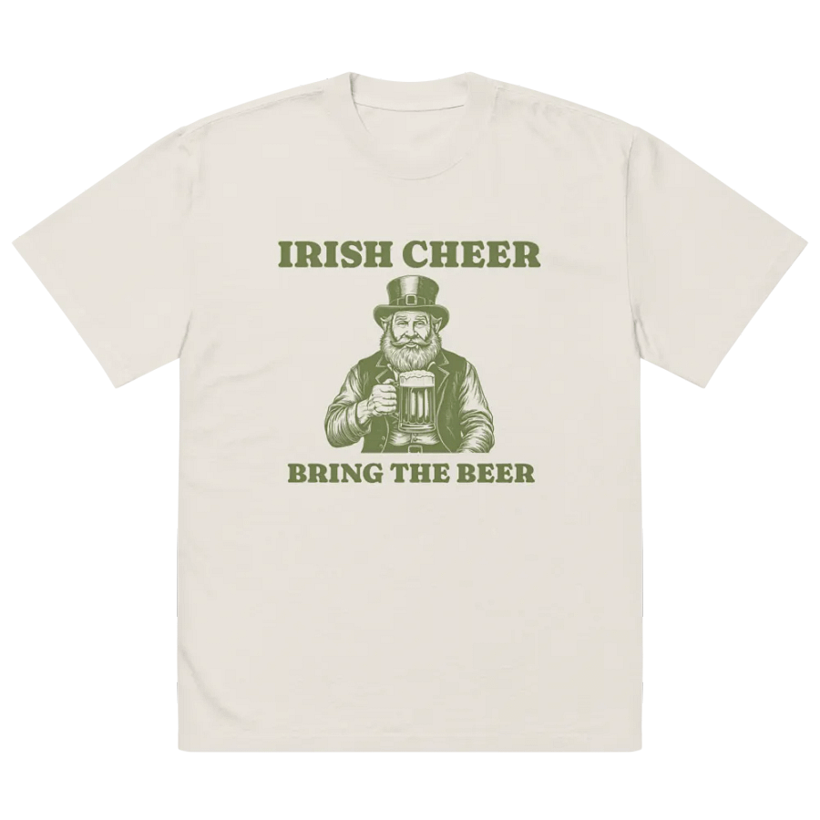 Irish Cheer Oversized Faded T-Shirt product image (14)