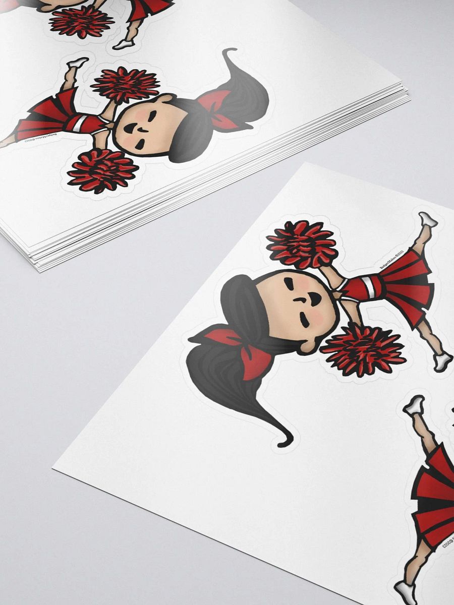 Kawaii Cheerleader - 2 Stickers product image (5)