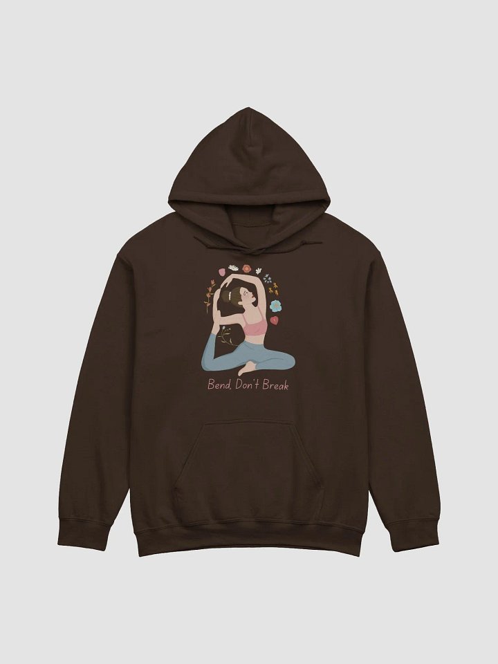 Yoga Resilience Hoodie - "Bend, Don't Break" Illustration product image (4)