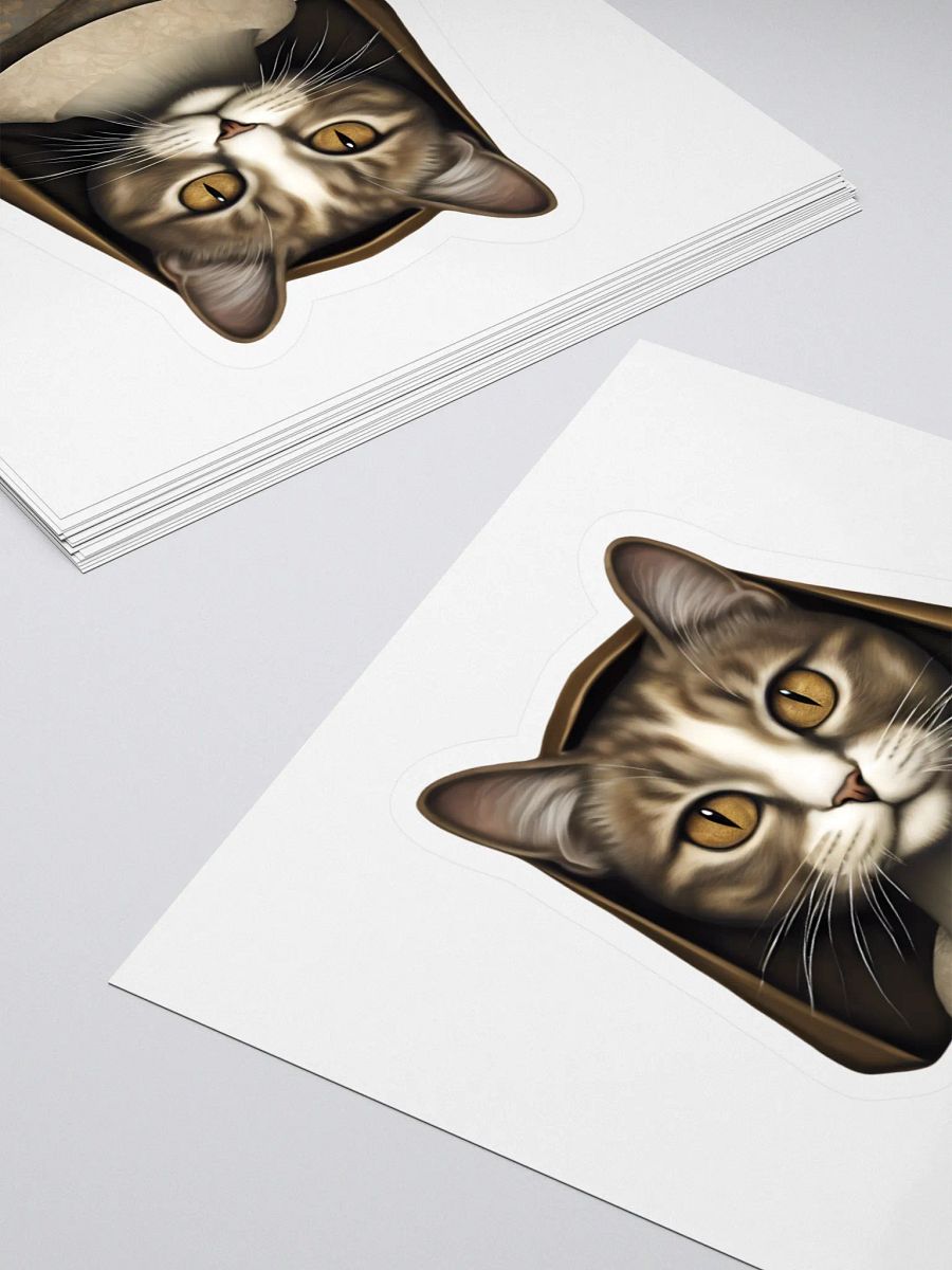 Renaissance Cat Kiss Cut Stickers product image (4)