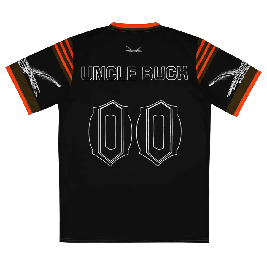 Capital UNCLE BUCK - Black - Recycled Unisex Sports Jersey - Black HApex Gear Black Logo product image (9)