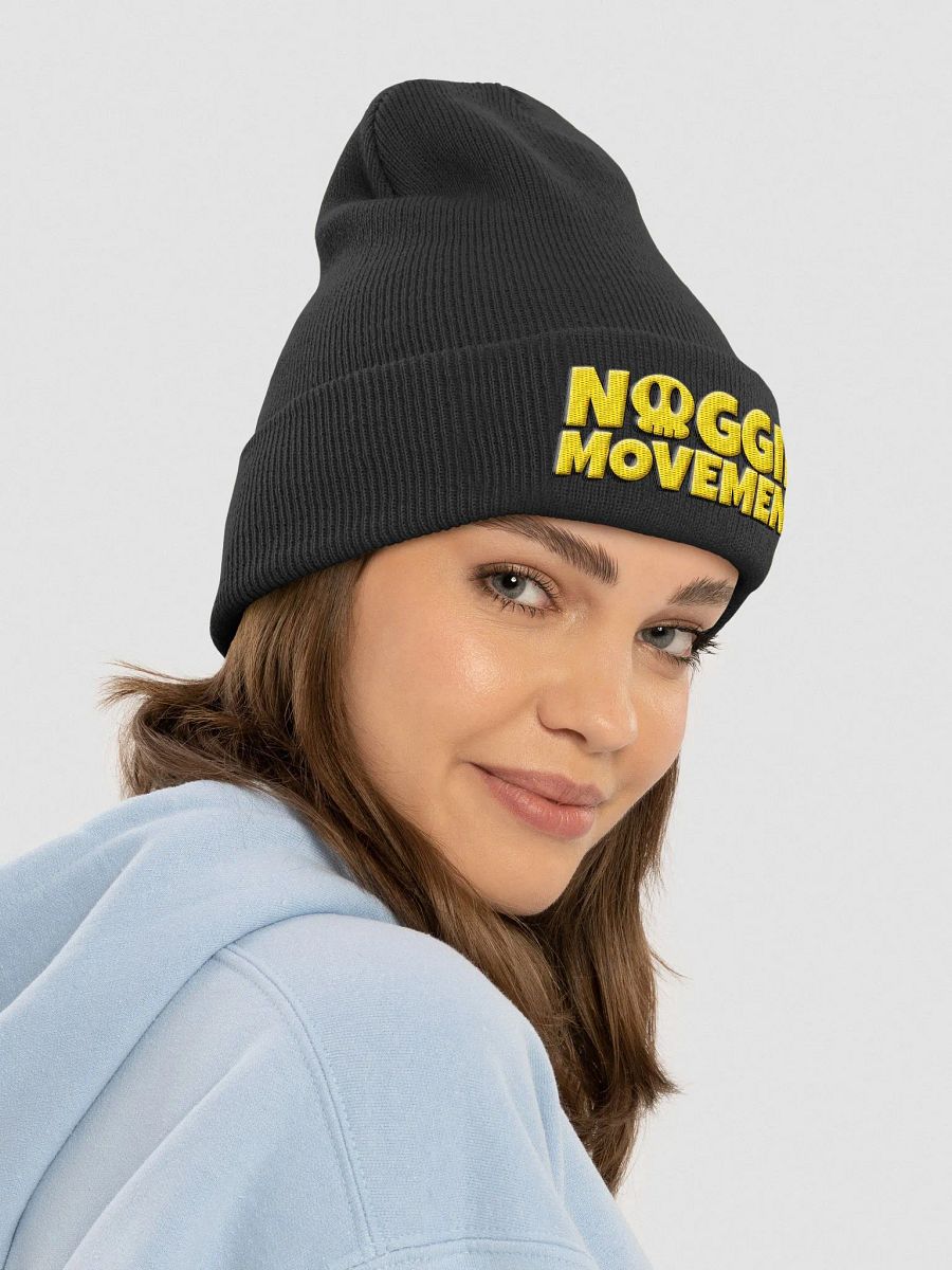 Noggin Movement Embroidered Beanie product image (7)
