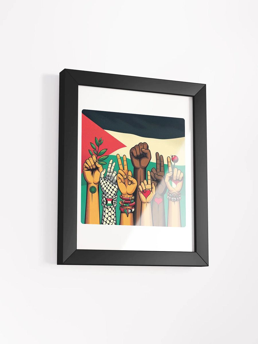 Unity in Diversity Framed Poster | free palestine product image (40)