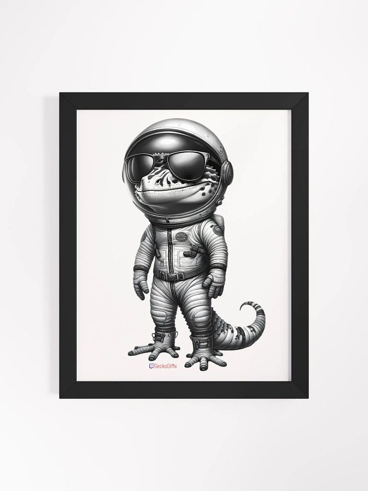AstroLizard Framed Matte Poster product image (3)