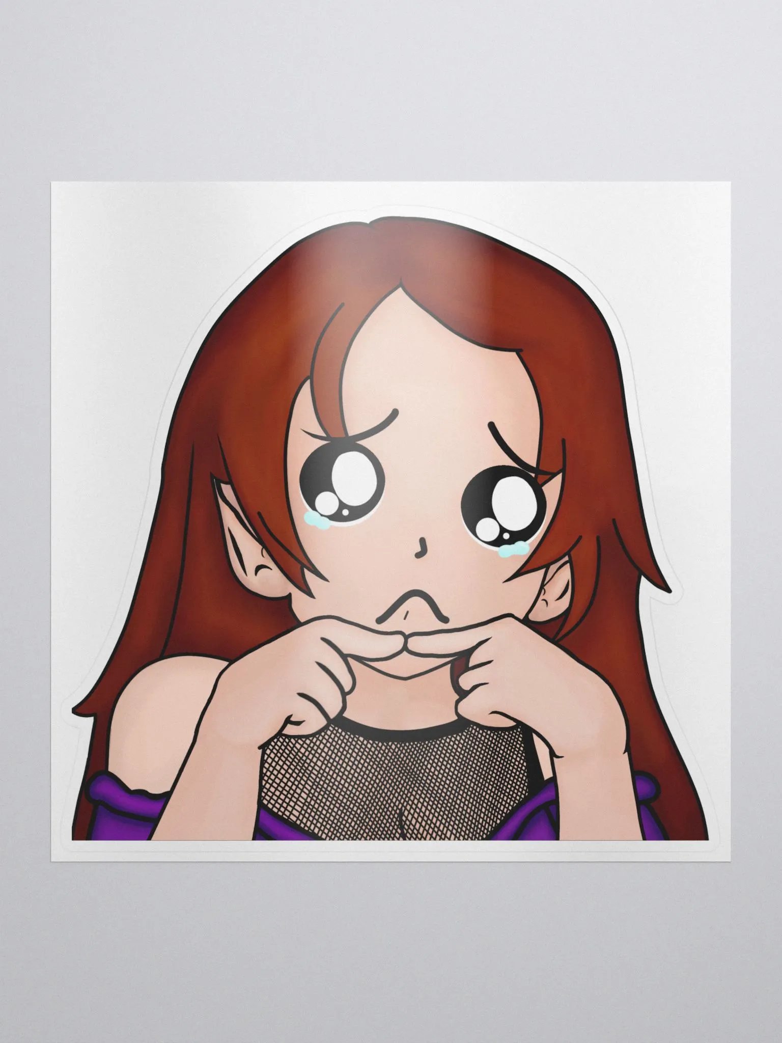 Fiery Pleading Sticker product image (1)