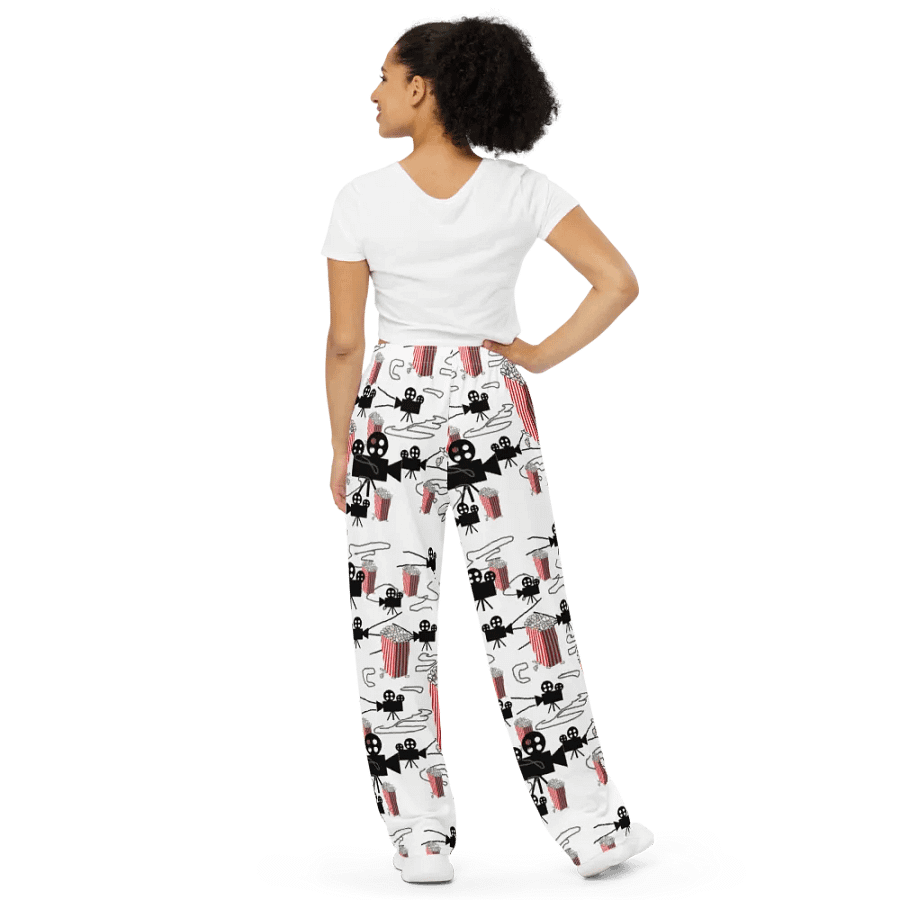 Movie Reels and Popcorn Wideleg Pants product image (9)