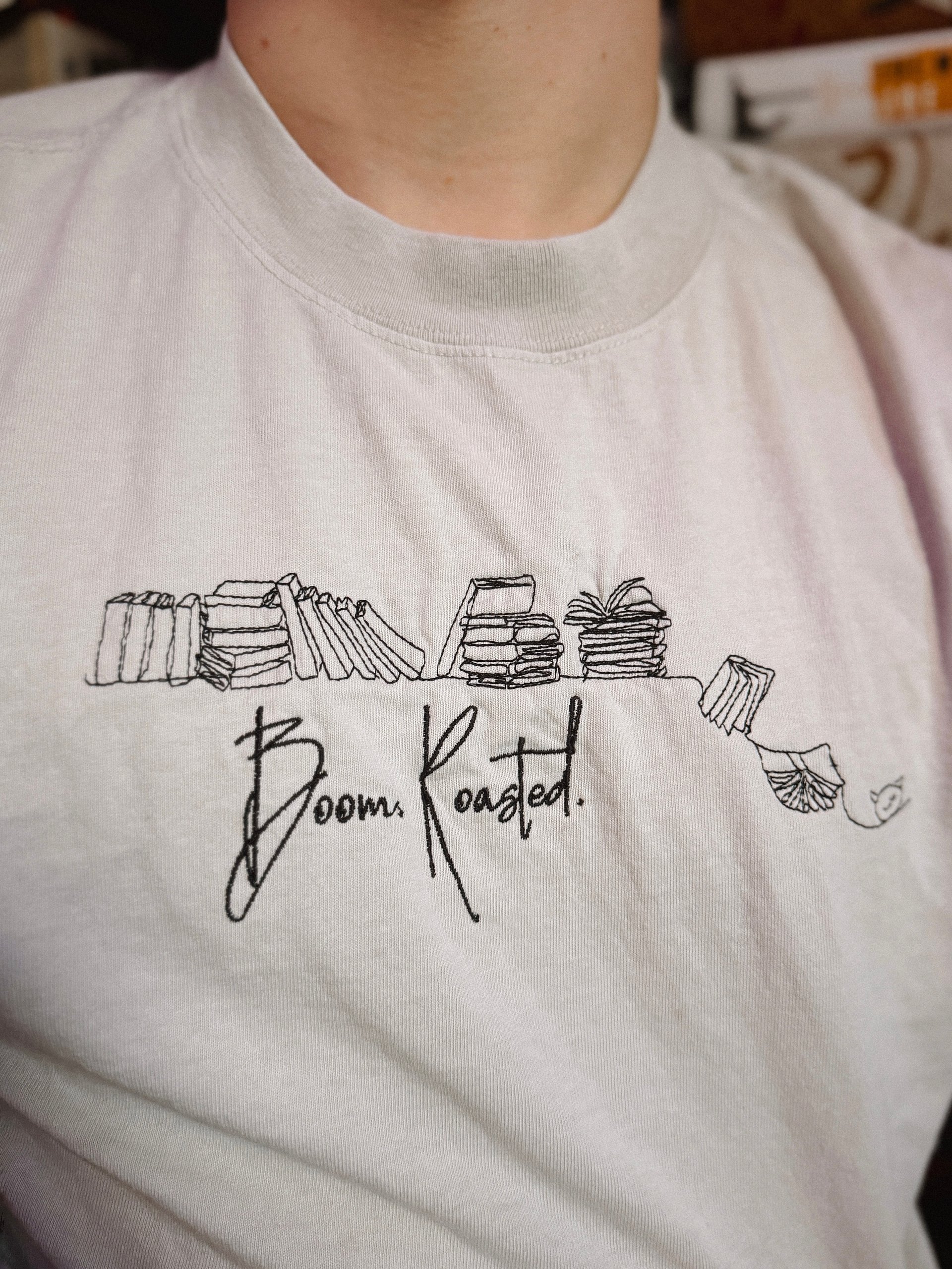 Bookshelf Roast Oversized Faded Tee product image (2)