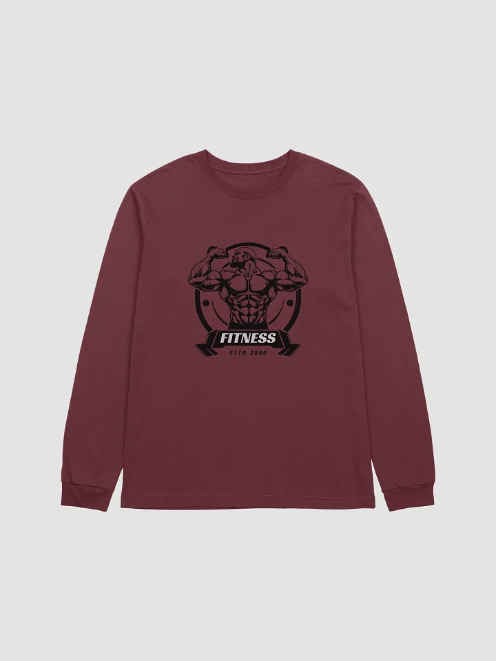 Fitness ESTD 2000 Graphic Long Sleeve T-Shirt product image (14)