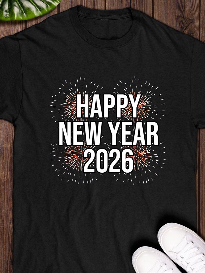 Happy New Year 2026 T-Shirt product image (1)