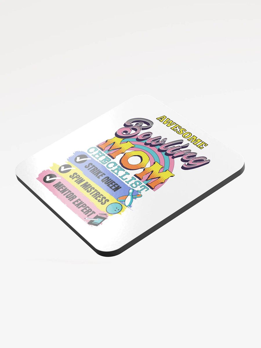 Awesome Bowling Mom Checklist Coaster Set product image (3)
