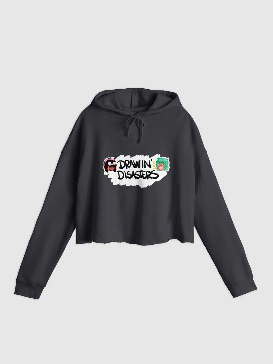 Drawin' Disasters Crop Top Hoodie product image (1)