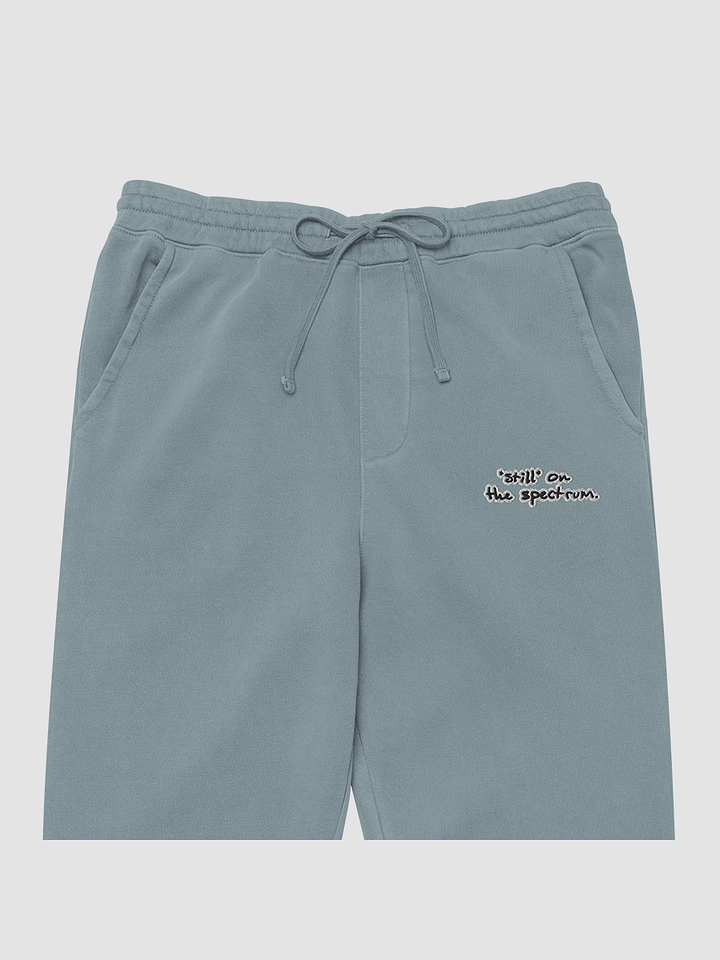 *still* on the spectrum embroidered pigment sweatpants (bubble design) product image (1)