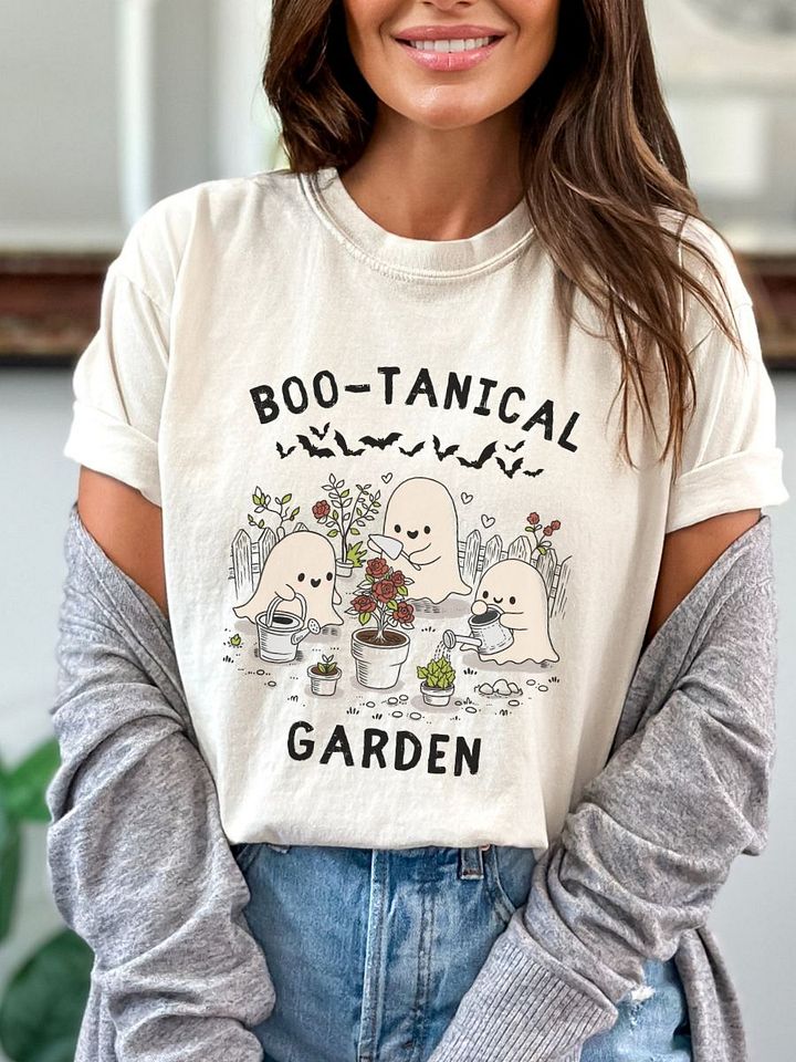 Hand-Drawn Crazy Plant Lady Halloween Gardening Shirt product image (1)