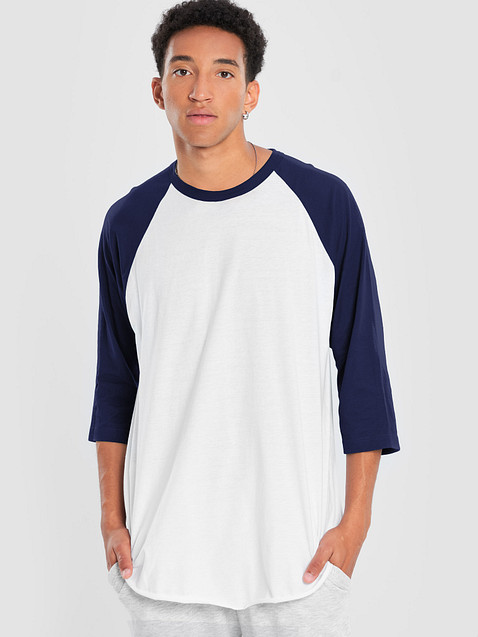 Photo showing Tultex Fine Jersey Raglan Tee