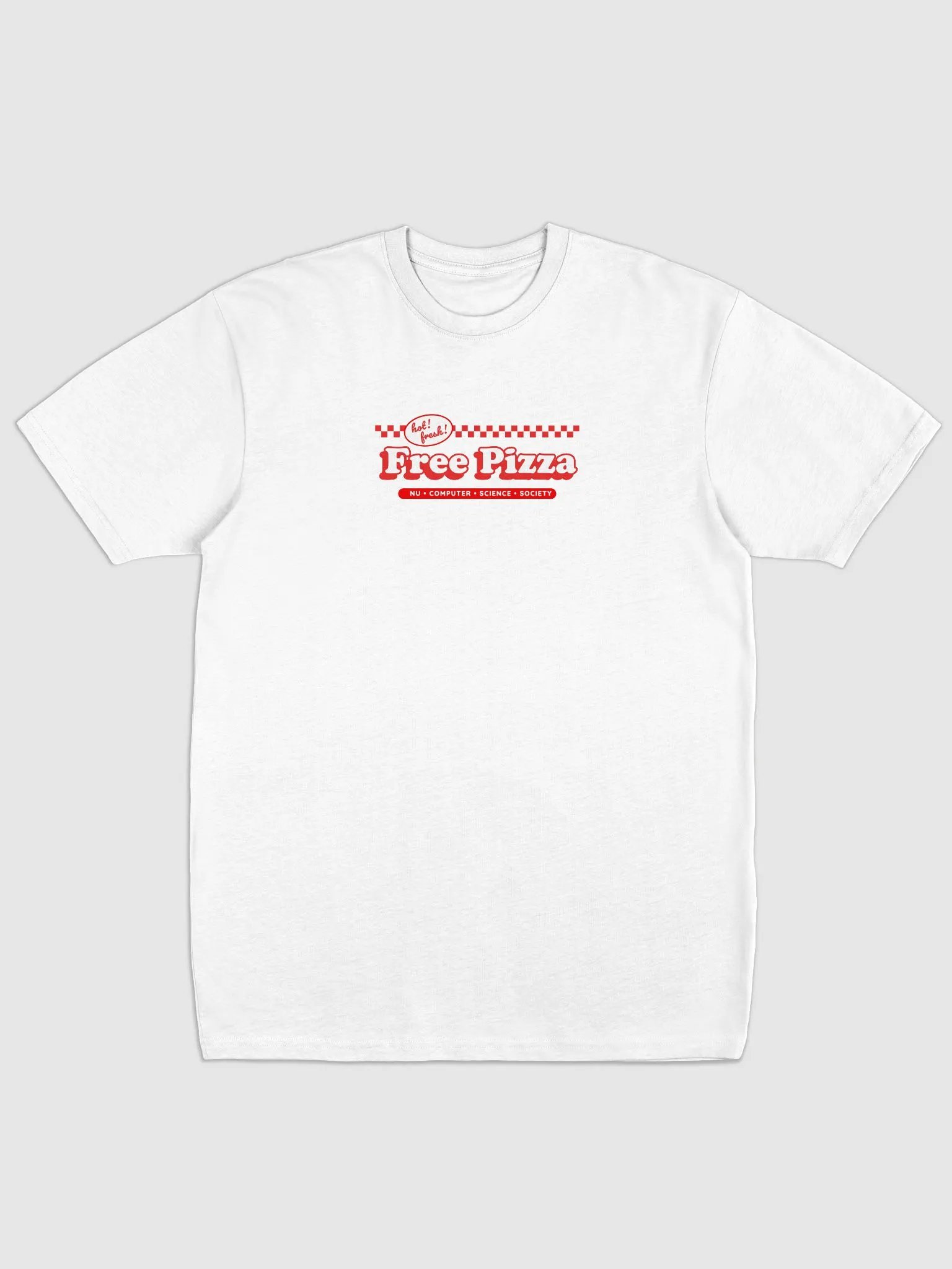 NU Computer Science Society | Free Pizza T-Shirt product image (2)