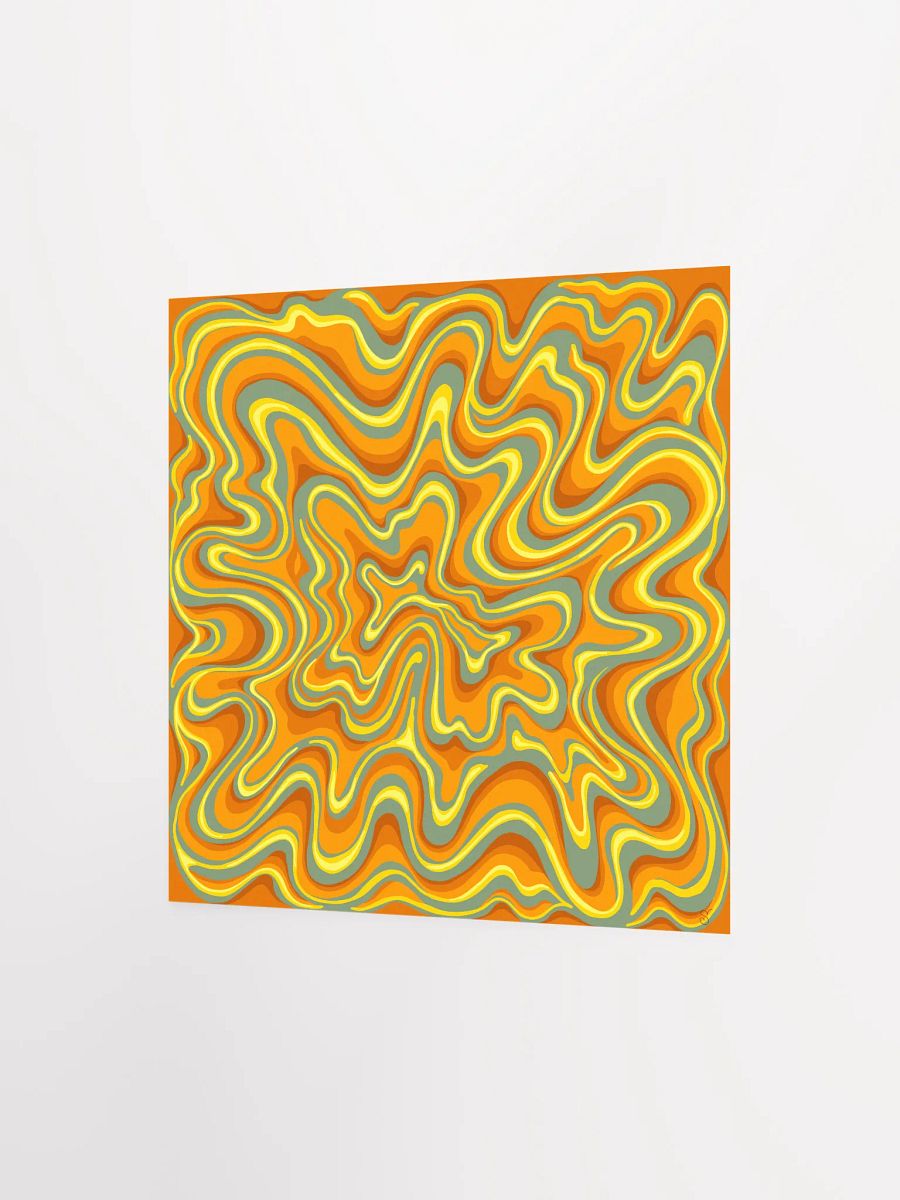 Radiant Swirls Matte Poster - Stone No. 4 product image (2)