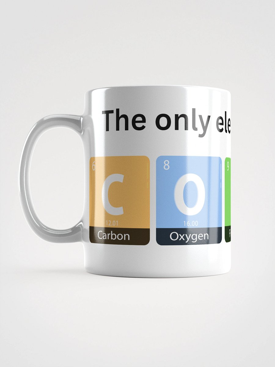 Elemental Coffee" Mug – Periodic Table Inspired Funny Science Gift product image (17)