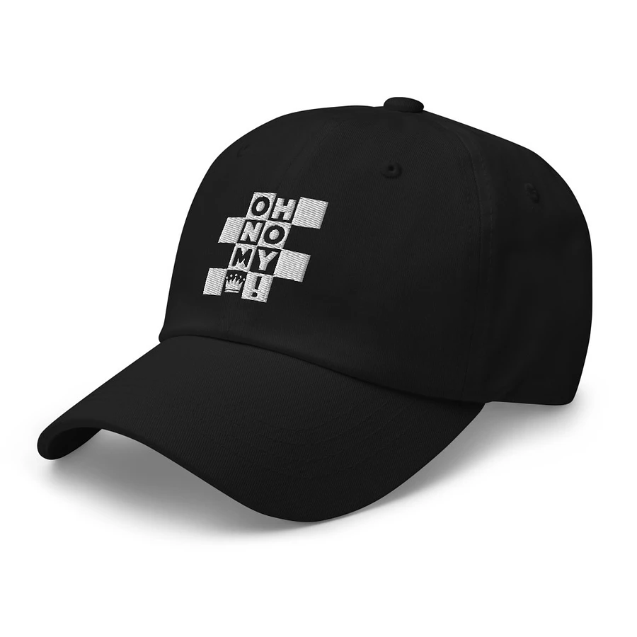 Oh No! My Queen! Chessboard Dad Black Hat product image (2)