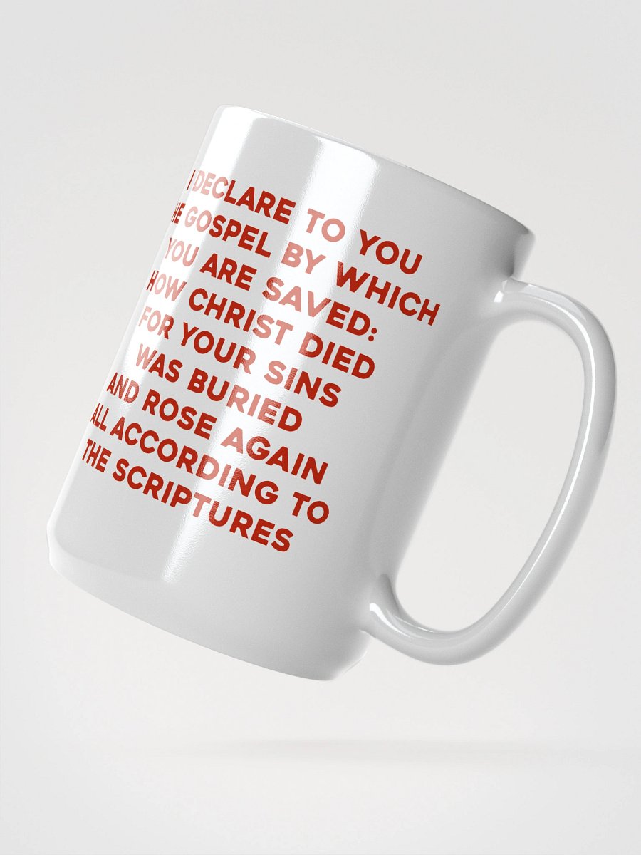Saints For Jesus | The Gospel White Glossy Mug product image (3)