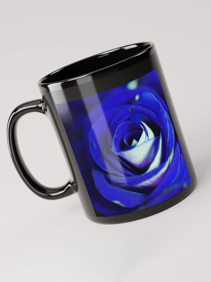 Blue Rose Black Coffee Mug product image (6)