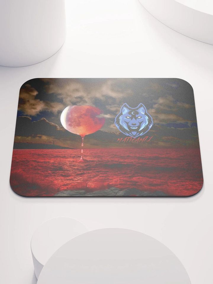 Blood Moon Wolf Mouse Pad product image (1)