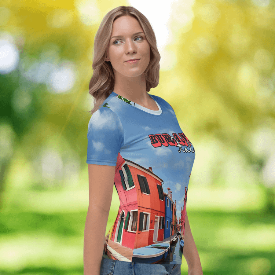Burano Italy All Over Print T-shirt product image (3)