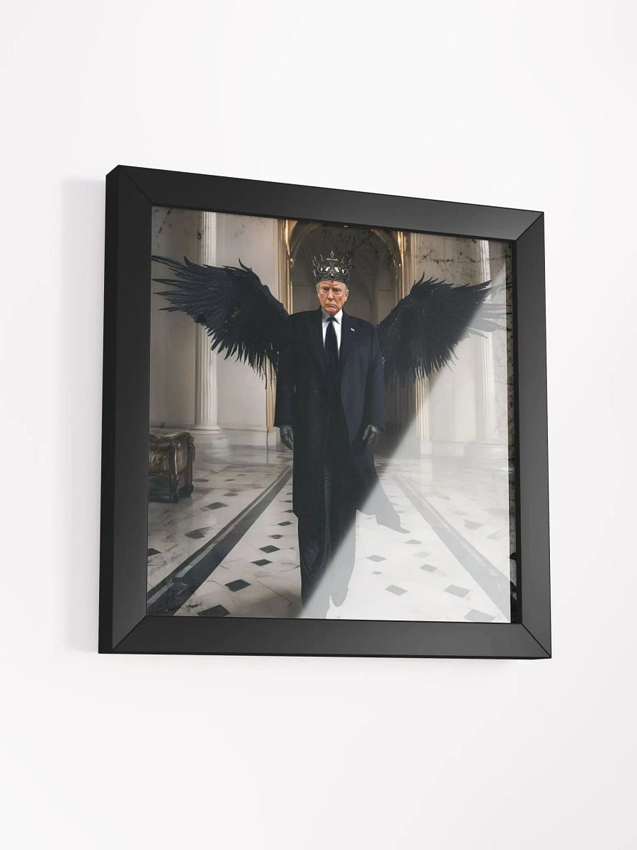 Political Humor Dark Angel Trump Print Framed product image (3)