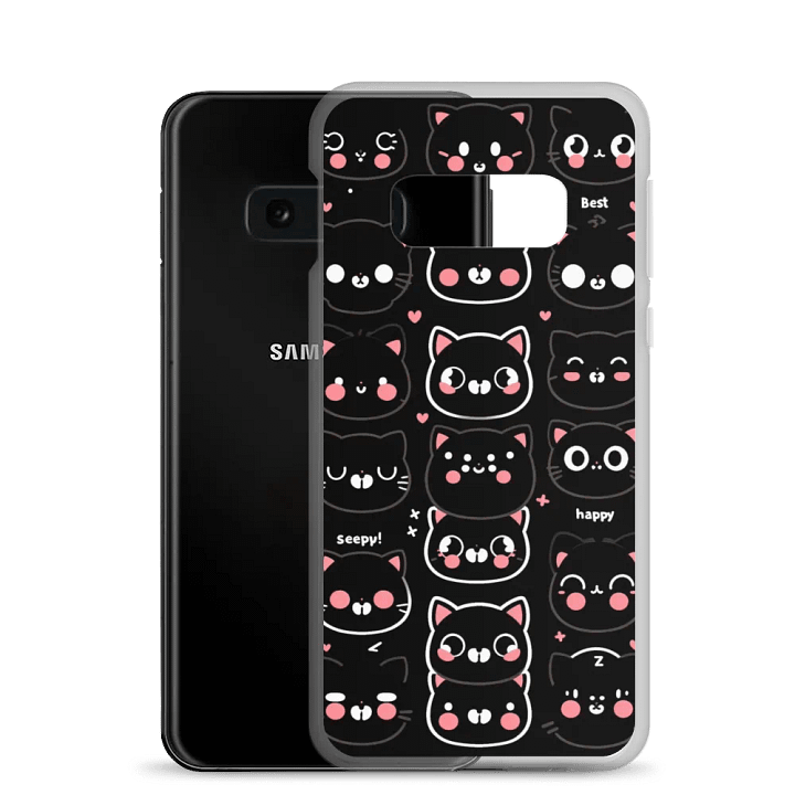 Meow Mood Clear Phone Case product image (21)