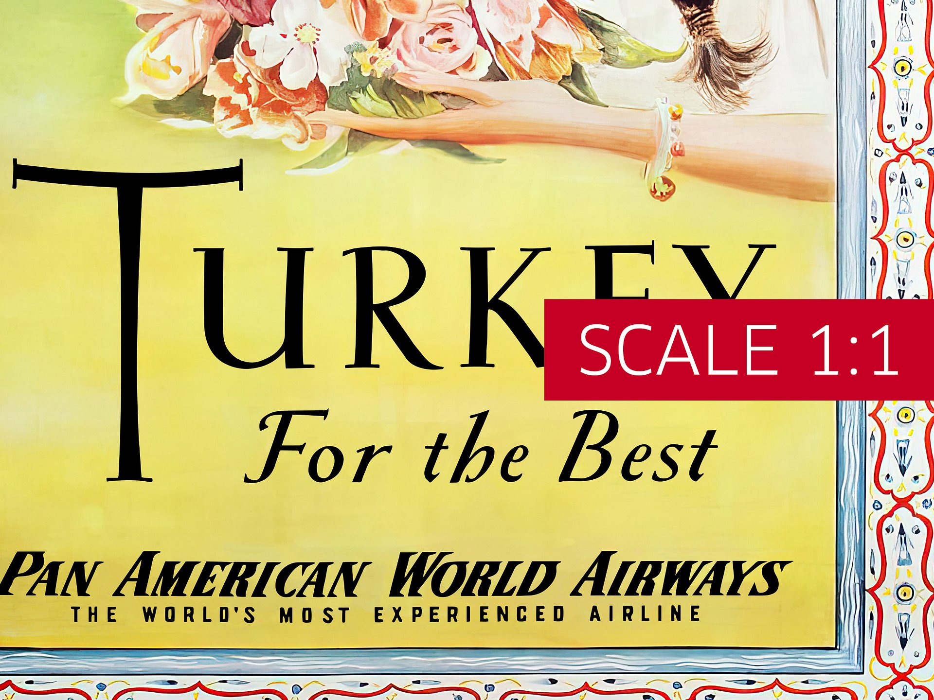 Istanbul, Turkey, 1950s — retro vintage travel poster, retro travel art, retro travel wall art product image (5)