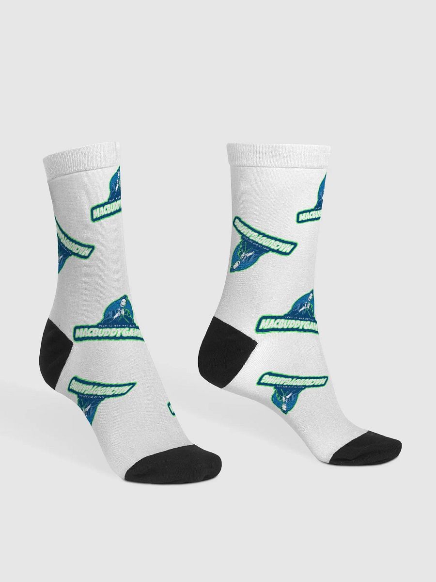 macbuddygaming logo crew socks product image (4)