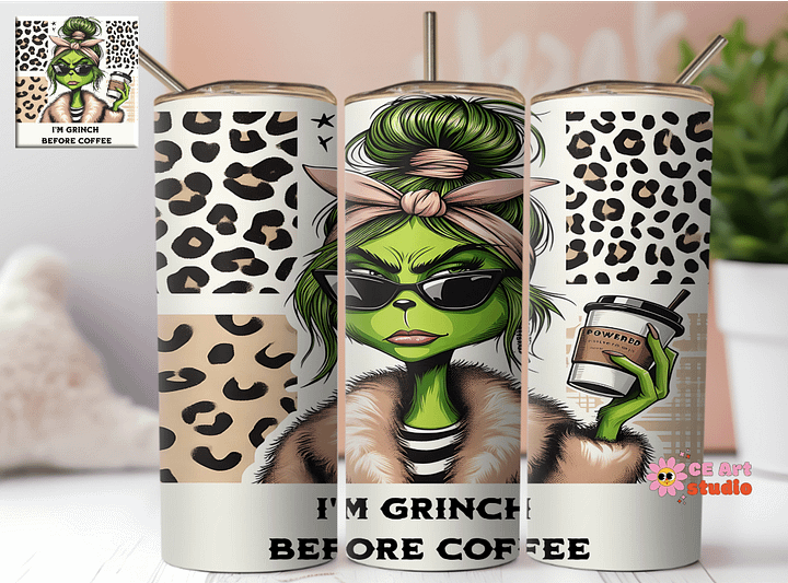 I am G*** Before Coffee Tumbler Wrap PNG product image (1)