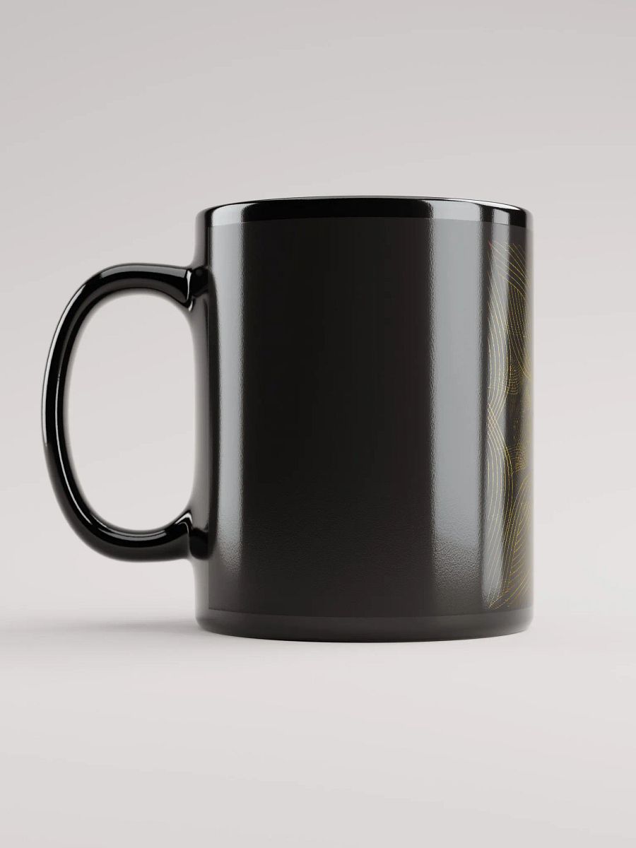 Mug with golden lines and leaf design product image (11)