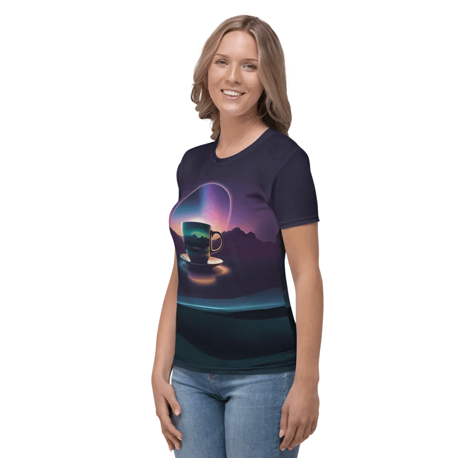 Coffee Sunset All Over Print T-shirt product image (4)