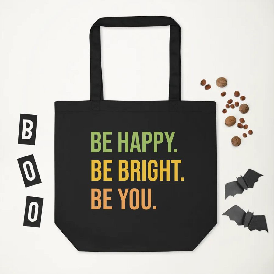 Life is a Song (Double-Sided) Black Tote product image (11)