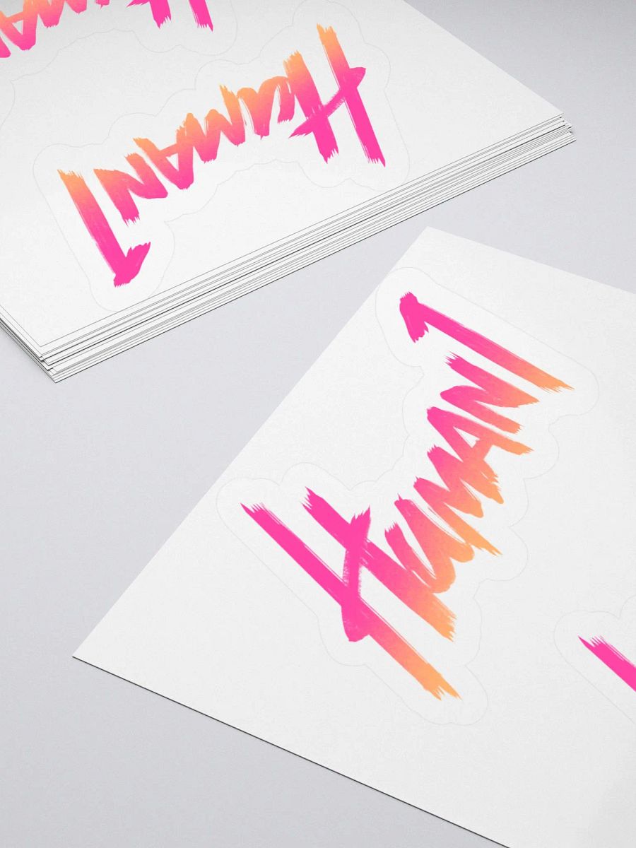 Human1 Gradient || Kiss Cut Stickers product image (4)