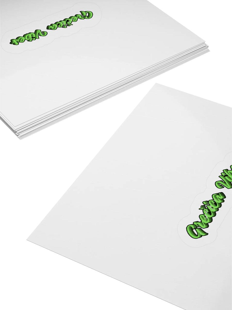 Grečica Vibes Kiss Cut Stickers product image (13)