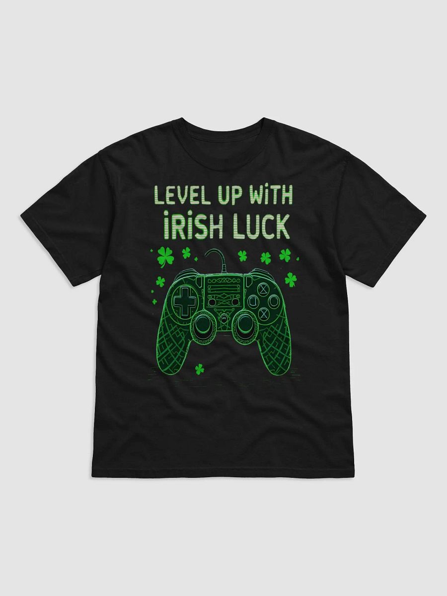 Level Up with Irish Luck | St. Patrick’s Day Gaming T-Shirt for Gamers product image (4)