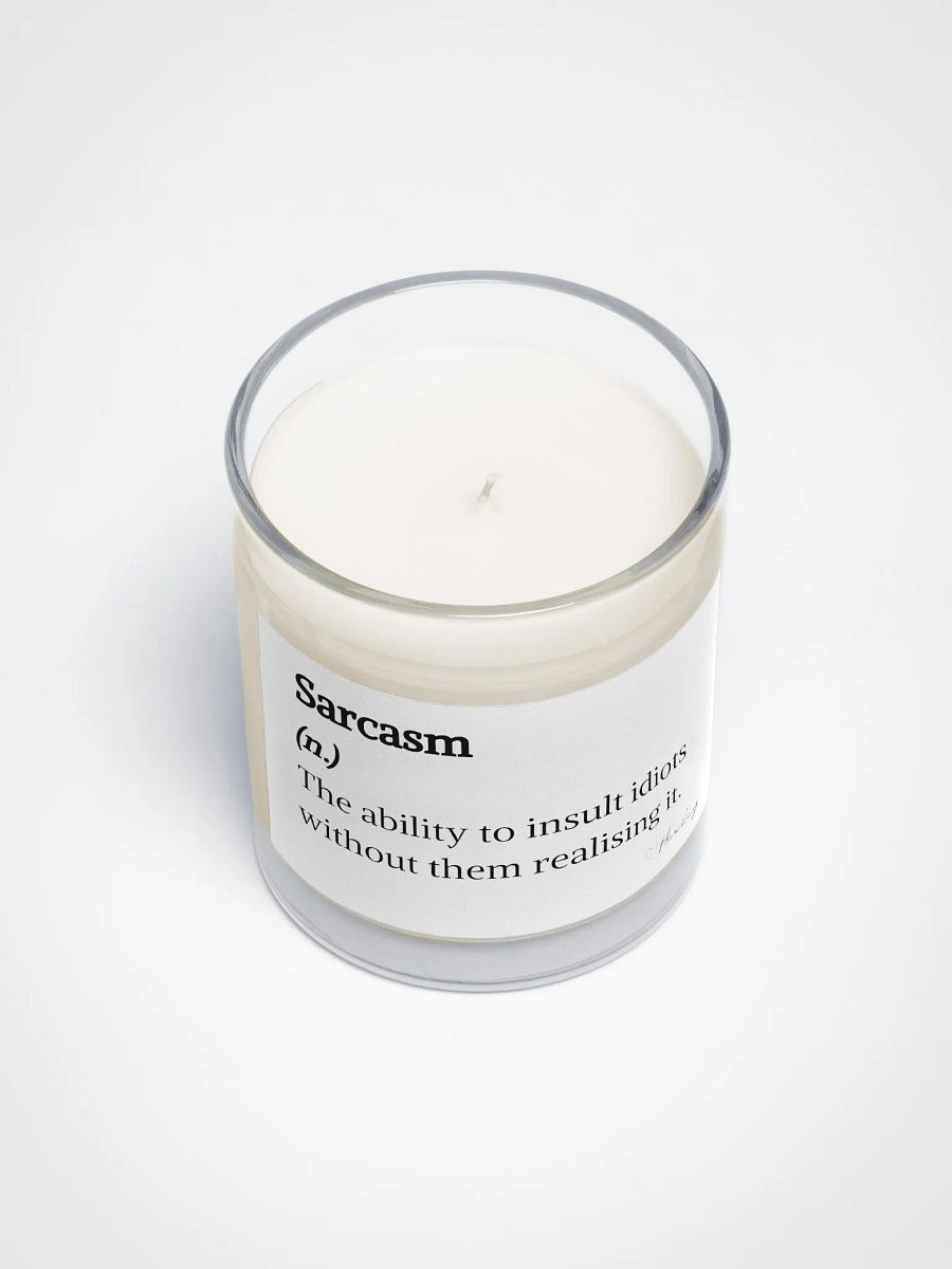 'Sarcasm' Soy Wax Candle product image (3)
