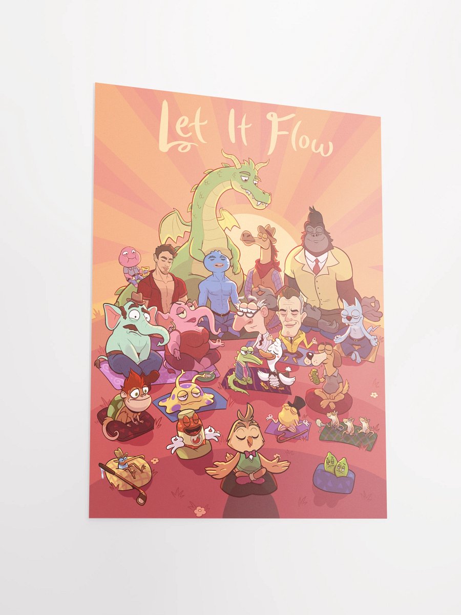 Let It Flow (12 x 16 Poster) product image (3)