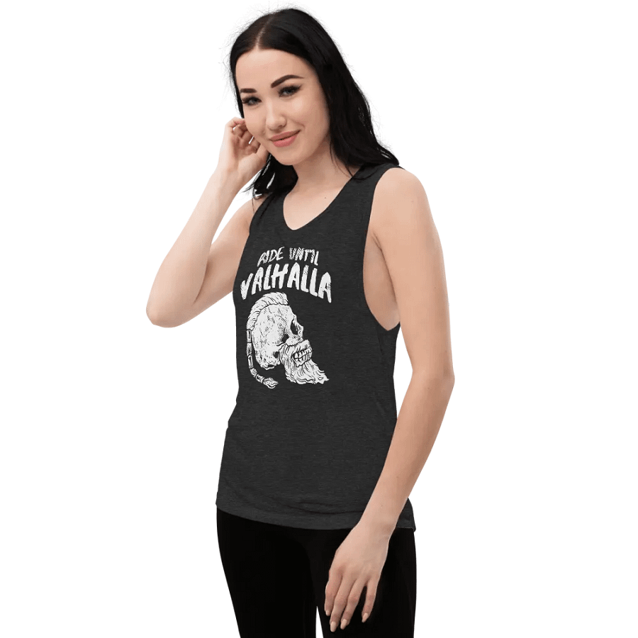 Ride Till Valhalla Women's Muscle Tank product image (9)