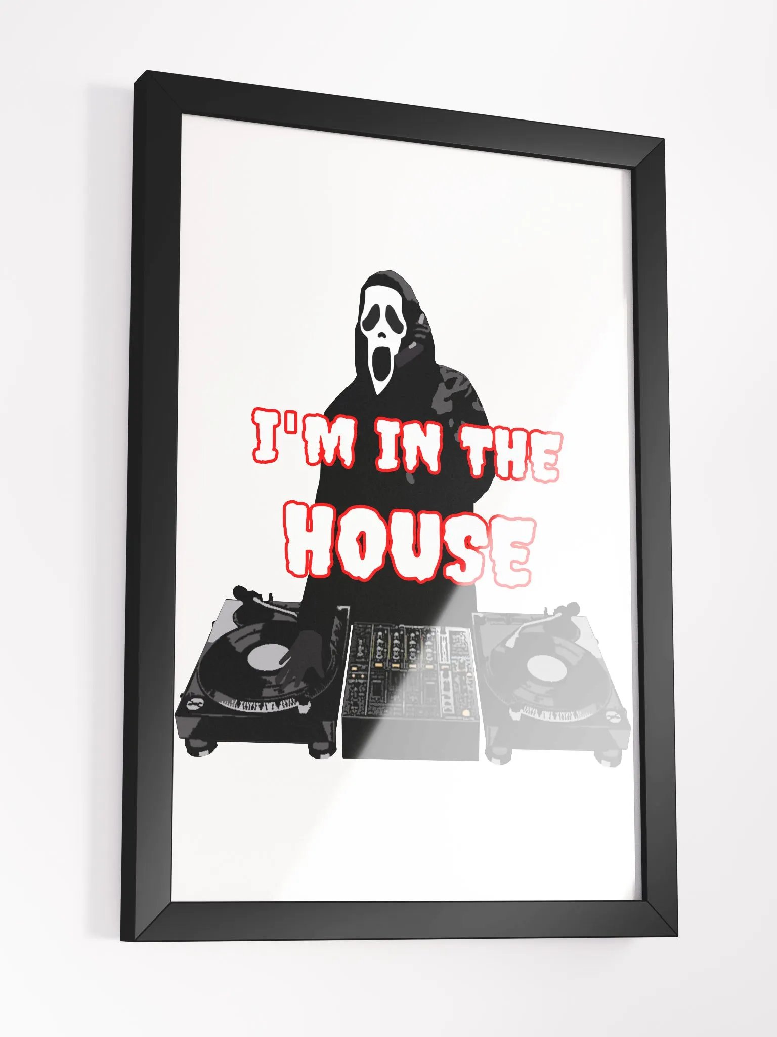 Ghostface in the house Framed High-Quality Matte Poster (in) product image (3)