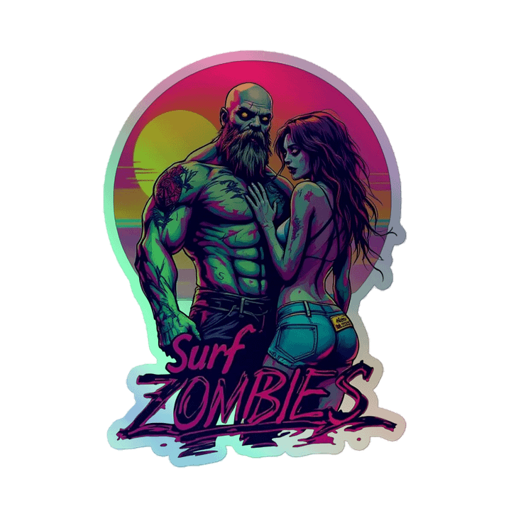 Big Kahuna holographic sticker product image (2)