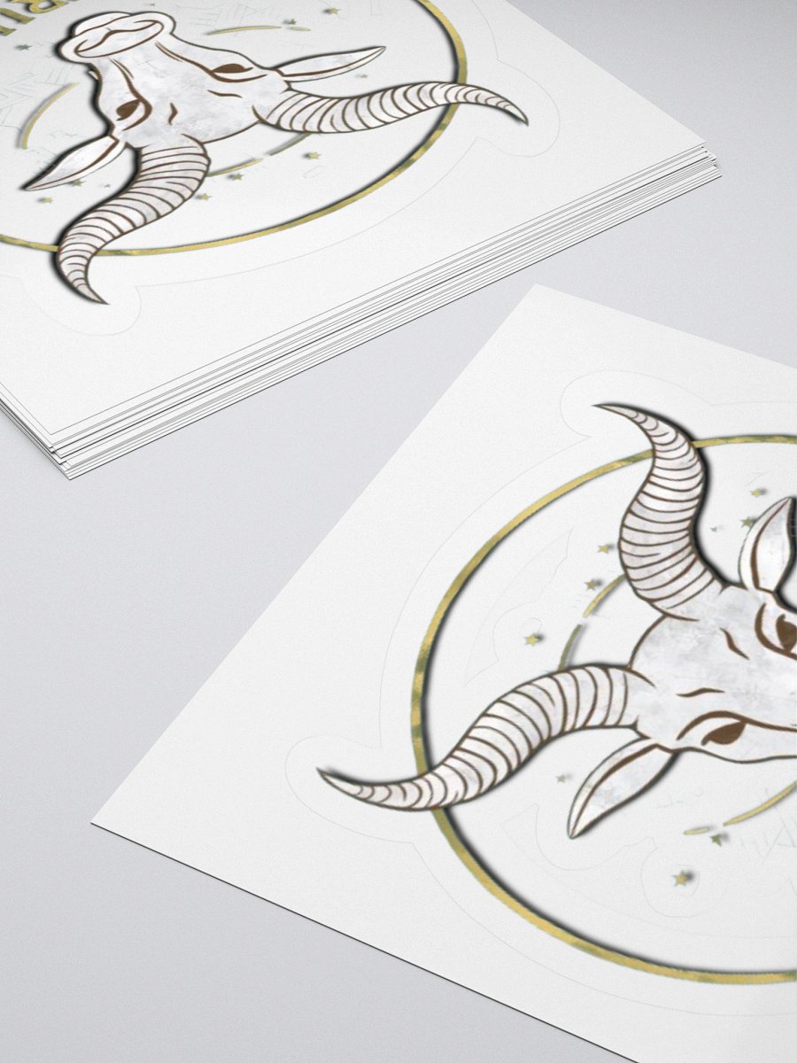 Taurus Zodiac Sticker - Exclusive Bull Design | TDS Music product image (10)