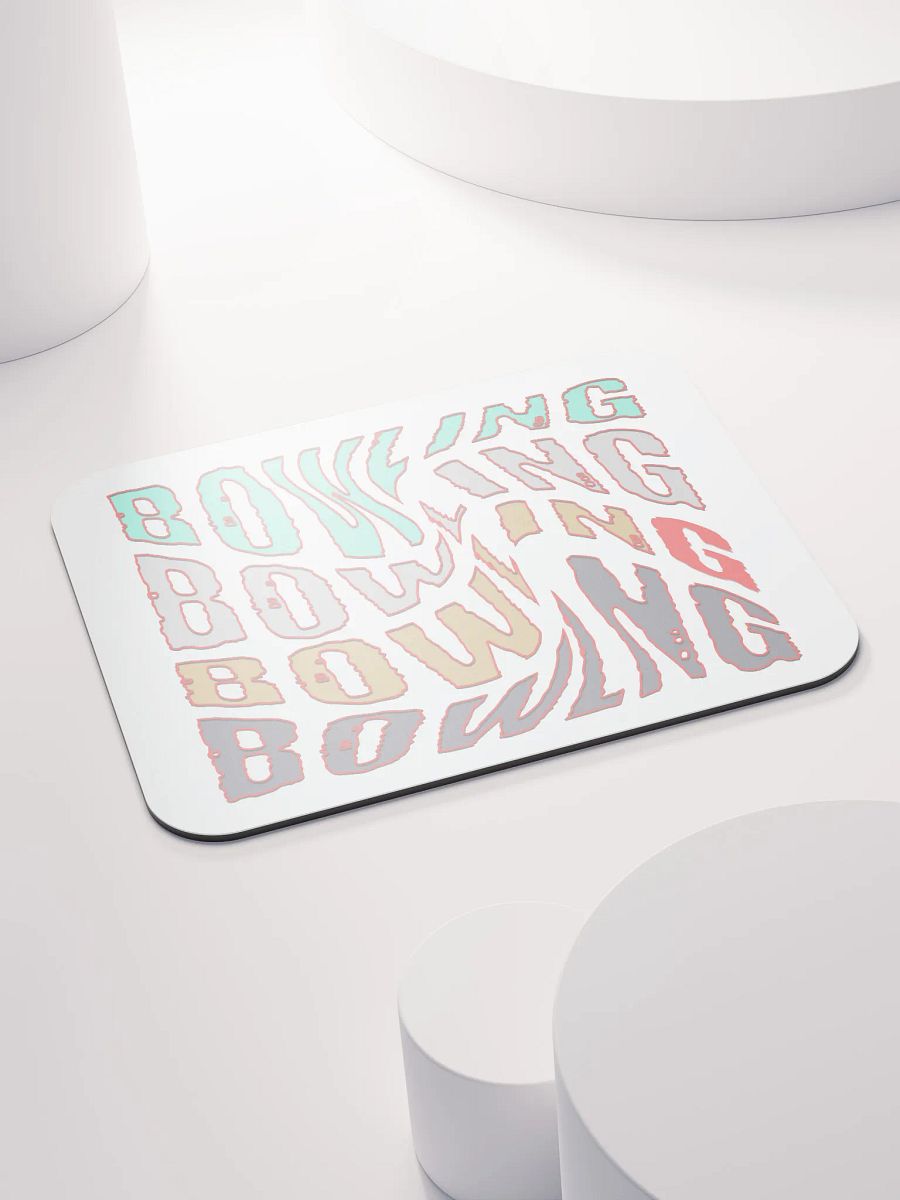 Mess Swirl Bowling Wavey Blast Mouse Pad product image (4)