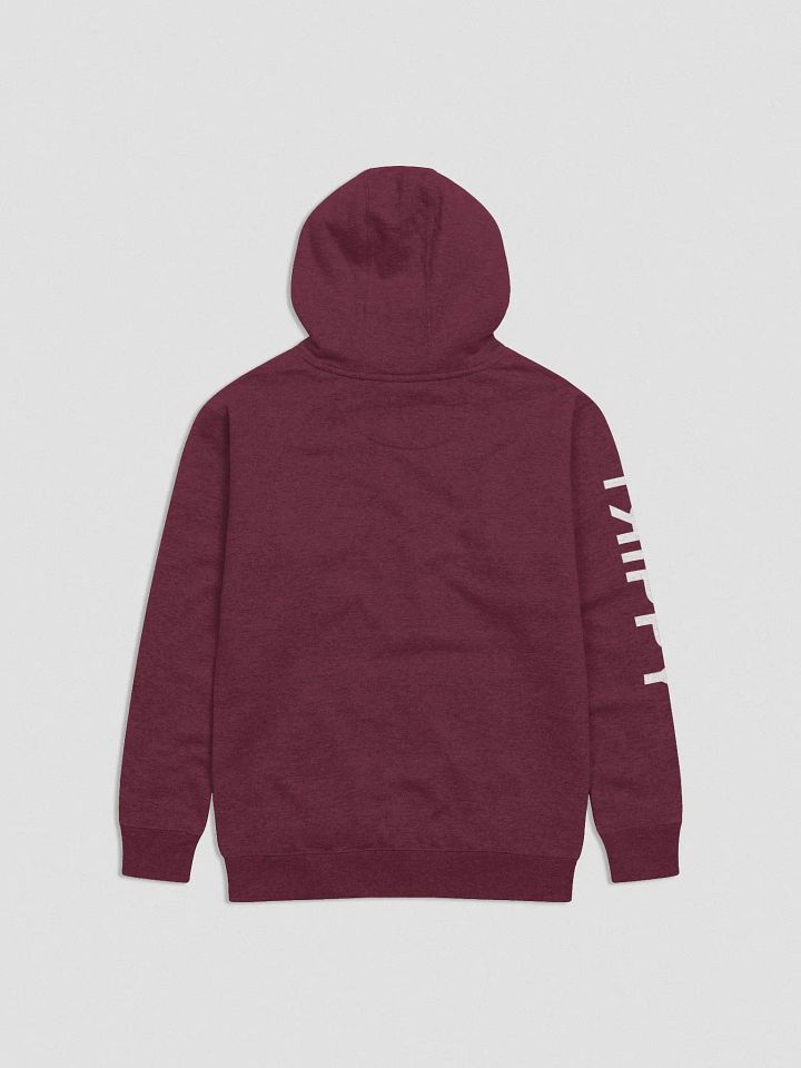 Trippy Queen Hoodie (Front Only) with White Sleeve Detail product image (20)