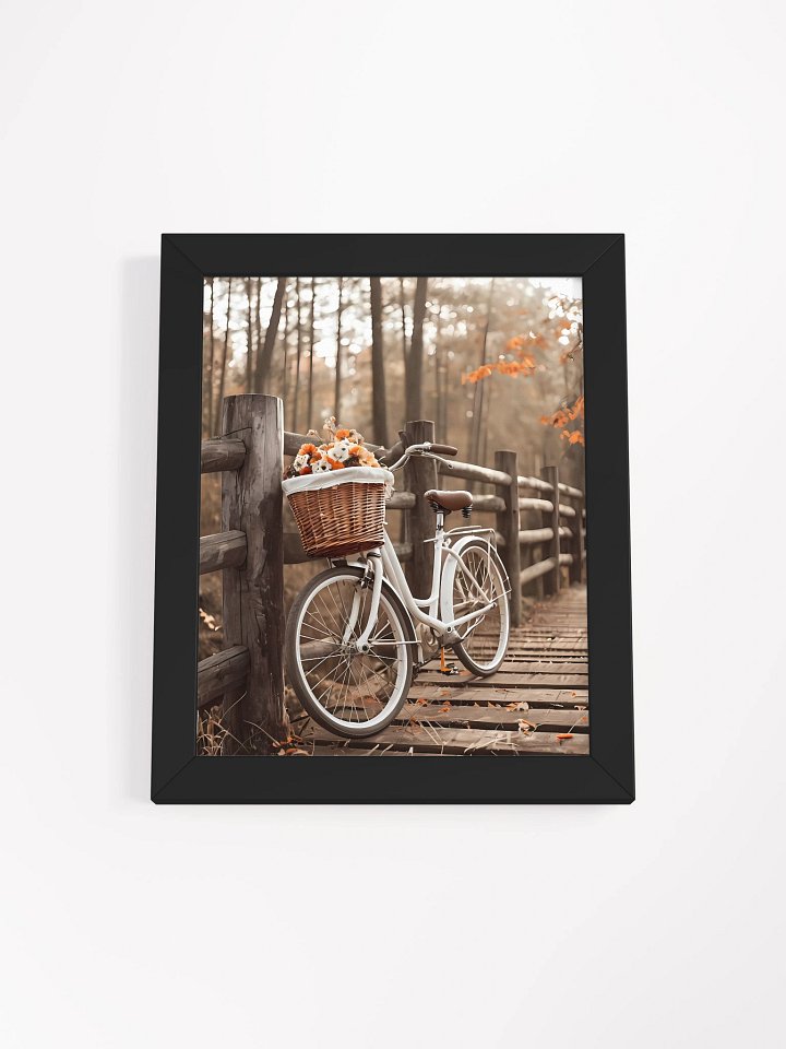 Vintage Bicycle Bliss Framed Poster product image (2)