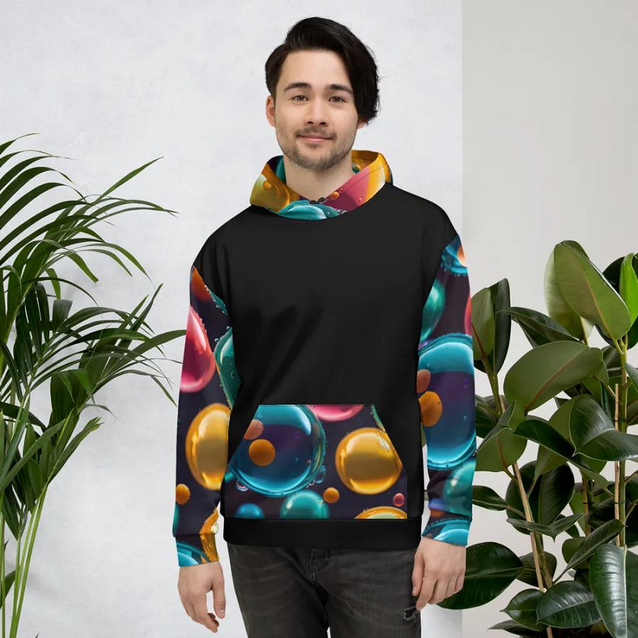 Bubbles V1 Unisex Hoodie product image (4)