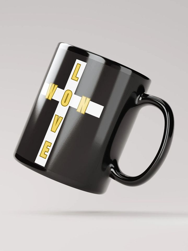 Love Won -Black- mug product image (2)